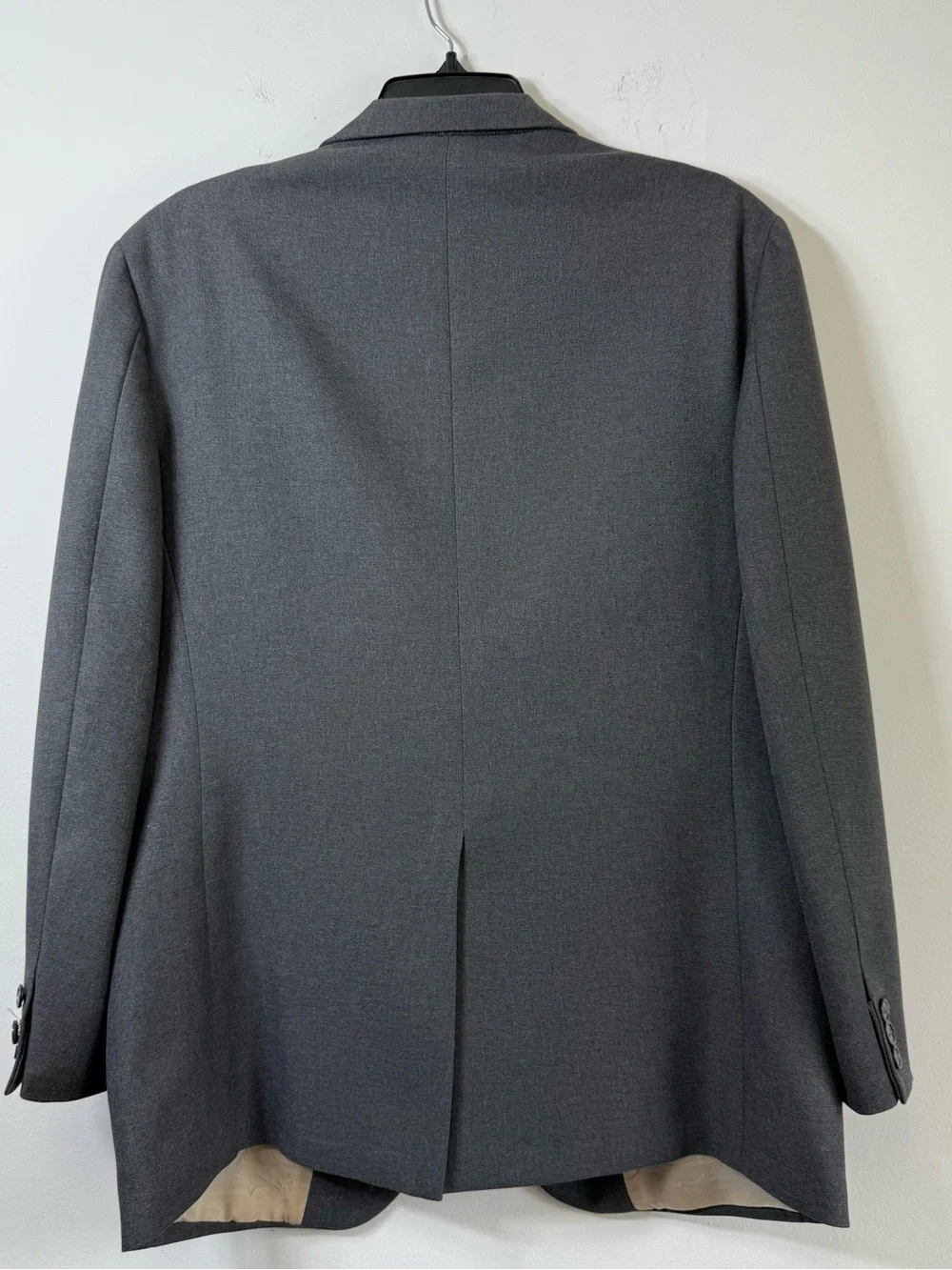 VTG Johnny Carson Gray 2-Button Blazer Suit Jacket Sport Coat Union Made USA
